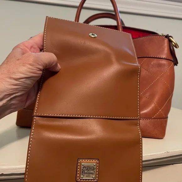 Dooney & Bourke Brown Leather Wallet - Picture 6 of 6